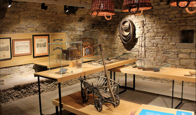 Blick in einen Ausstellungsraum im Haus der Stadtgeschichte